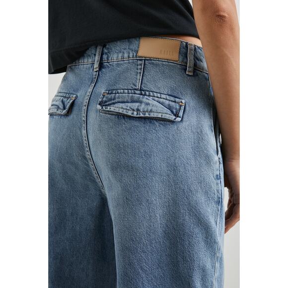 Rails Speedway Cargo Pant in Breezy Blue Relaxed Slouchy Boyfriend Jeans Size 25 - Picture 5 of 16